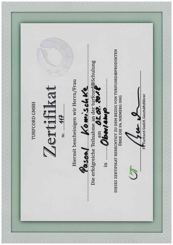 Zertifikat