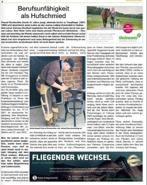 Zeitungsartikel Bericht 2